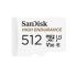 SanDisk 512GB High Endurance MicroSDHC Card  up to 100MB/s Read, 40MB/s Write
